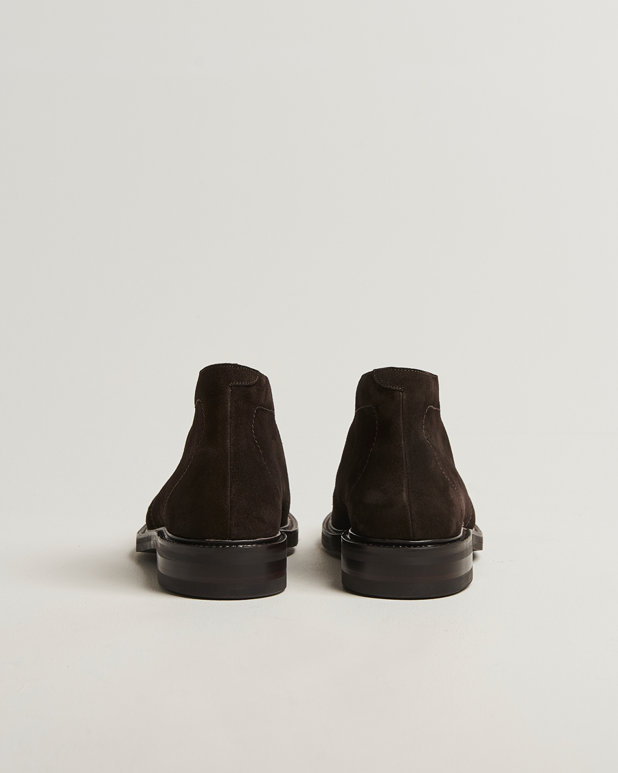 Men | Boots | Loake 1880 | Berkeley Suede Boot Dark Brown