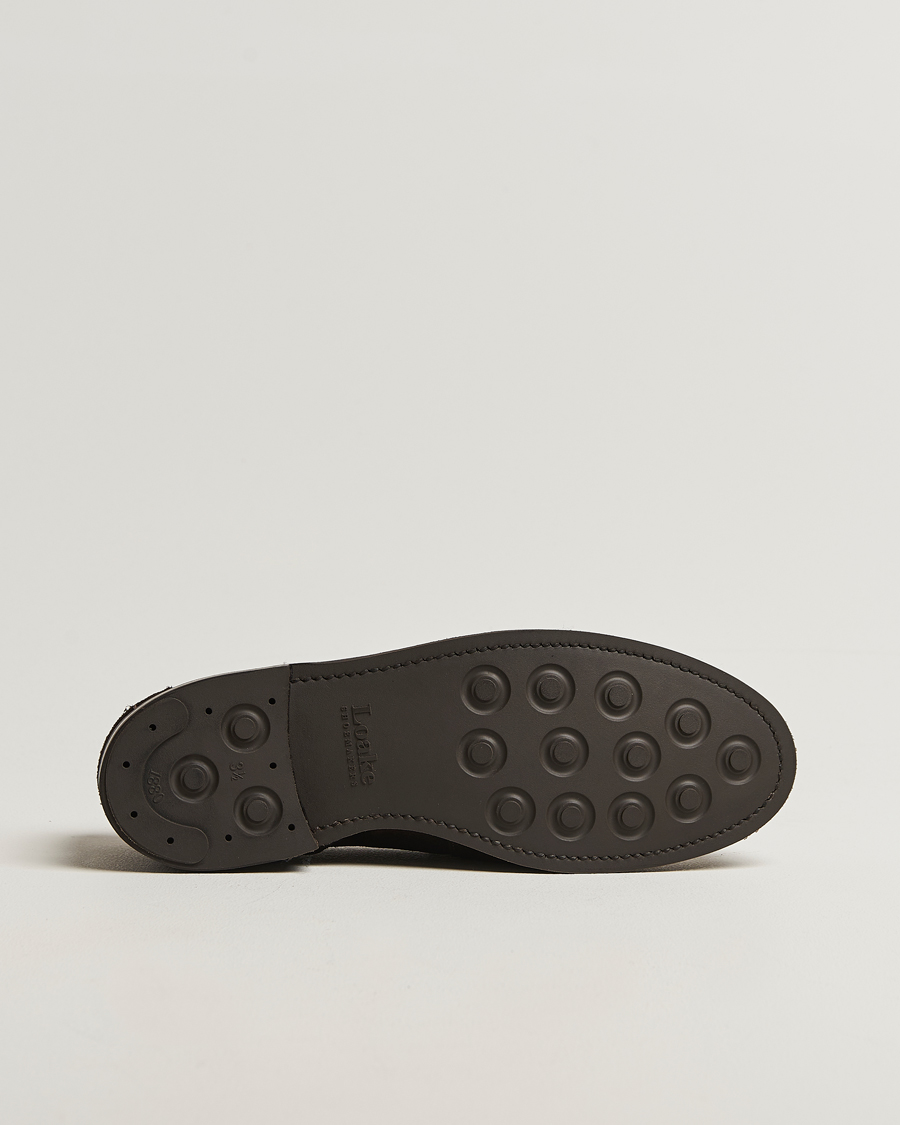 Men | Loafers | Loake 1880 | Kingscliffe Suede Loafer Dark Brown