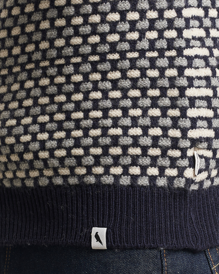 Men | Sweaters & Knitwear | Peregrine | Network Merino Cardigan Navy