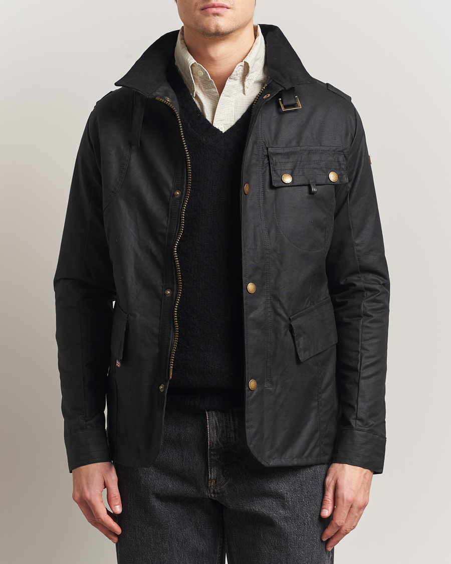 Men | Coats & Jackets | Peregrine | Bexley Wax Jacket Black