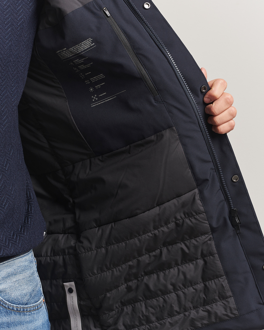 Men | Coats & Jackets | Scandinavian Edition | Loft II Waterproof Padded Coat Midnight Blue