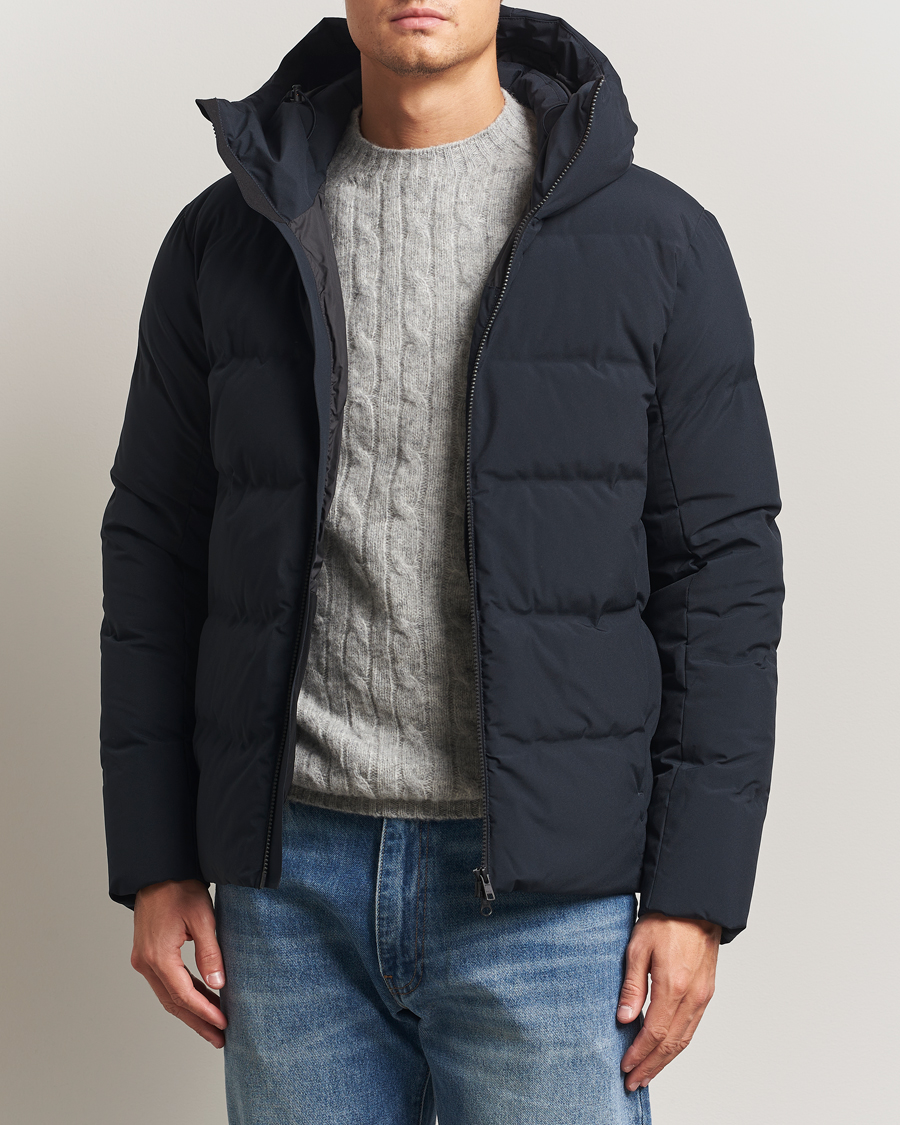 Men | Coats & Jackets | Scandinavian Edition | Torrent II Hooded Puffer Jacket Midnight Blue