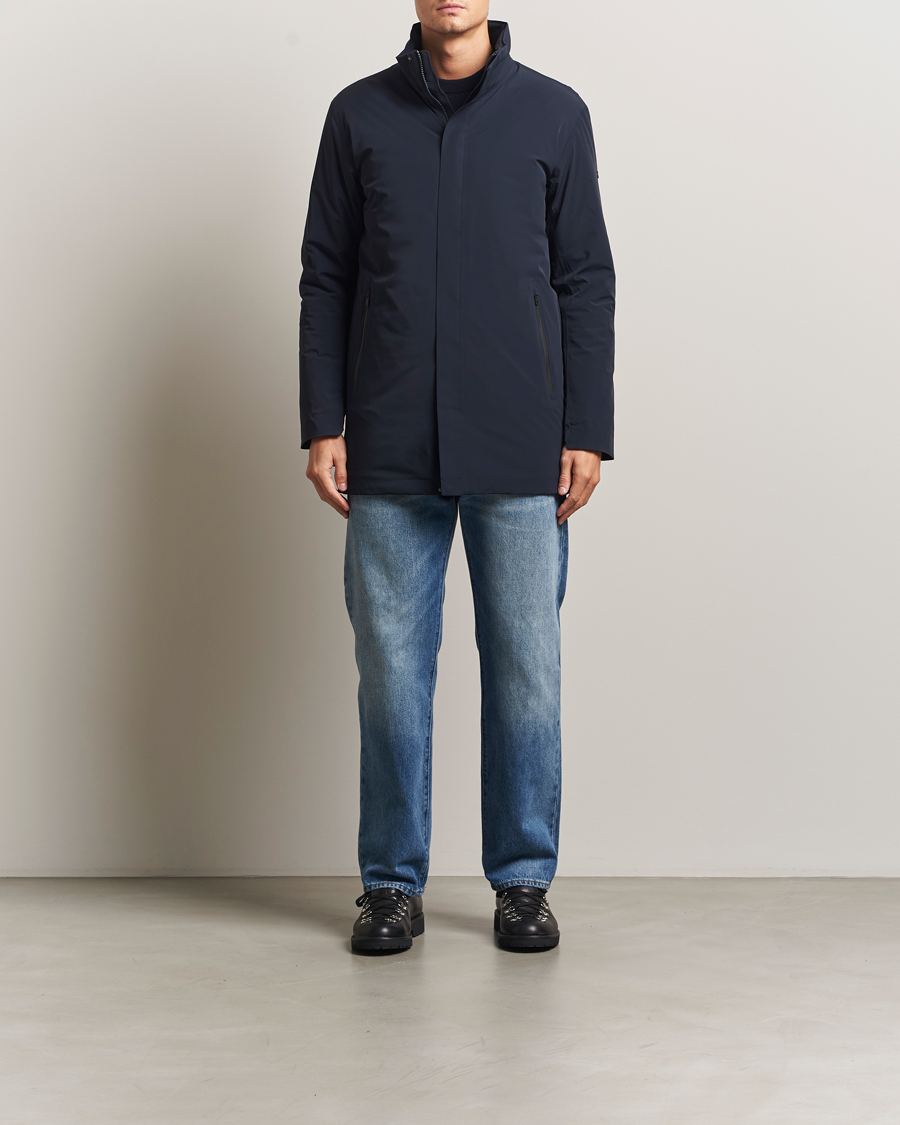 Men | Coats & Jackets | Scandinavian Edition | Town II APEX Waterproof Lightweight Coat Navy