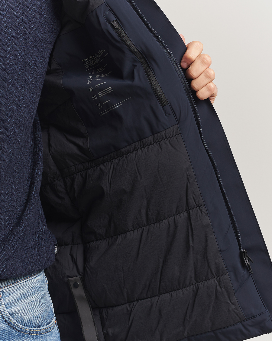 Men | Coats & Jackets | Scandinavian Edition | Town II APEX Waterproof Lightweight Coat Navy