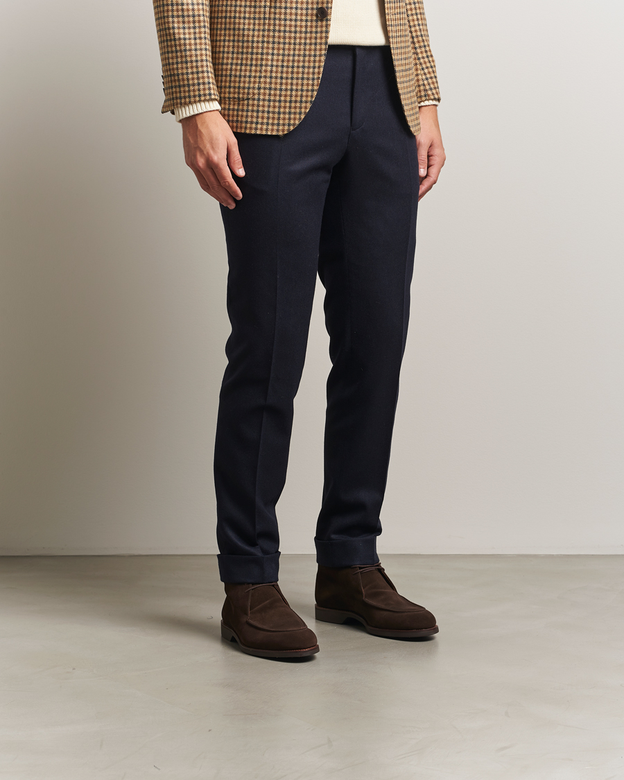 Men | Boots | Crockett & Jones | Bibury Chukka Boot Dark Brown Suede