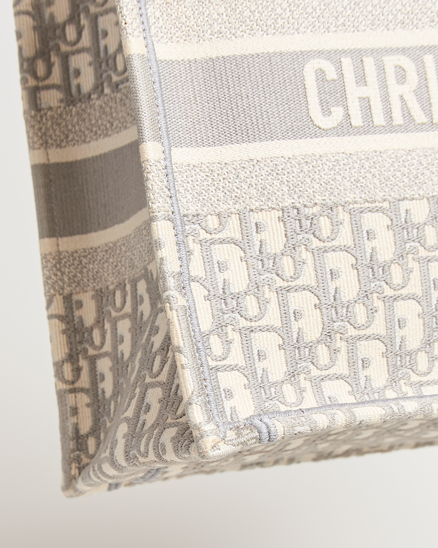 Men | Pre-Owned & Vintage Bags | Dior Pre-Owned | Medium Dior Book Tote Light grey