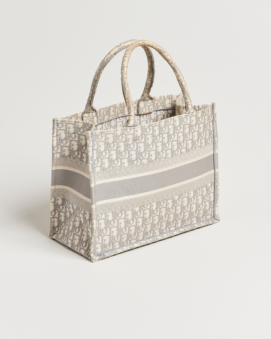 Men | Pre-Owned & Vintage Bags | Dior Pre-Owned | Medium Dior Book Tote Light grey