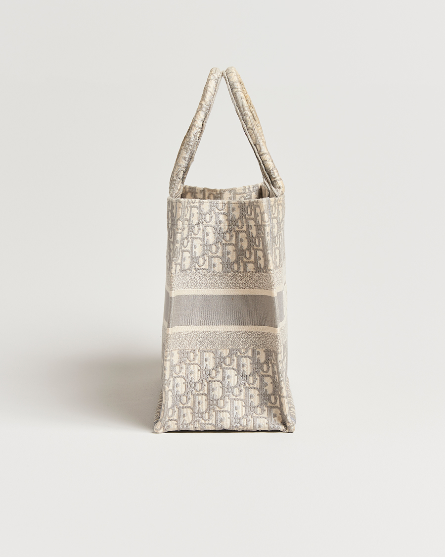 Men | Pre-Owned & Vintage Bags | Dior Pre-Owned | Medium Dior Book Tote Light grey