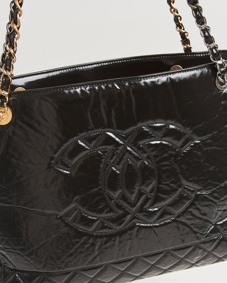 Men | Pre-Owned & Vintage Bags | Chanel Pre-Owned | Chain Tote Bag Black