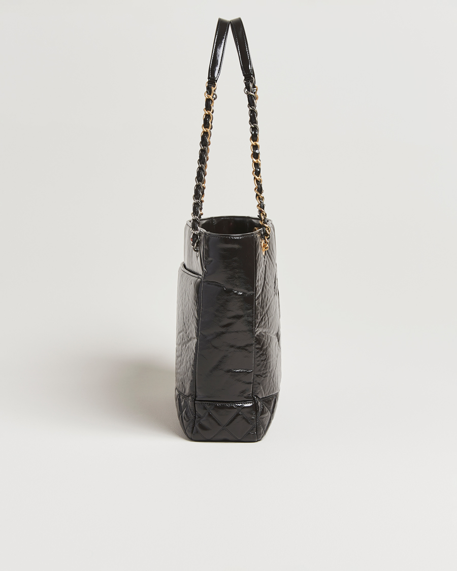 Men | Pre-Owned & Vintage Bags | Chanel Pre-Owned | Chain Tote Bag Black