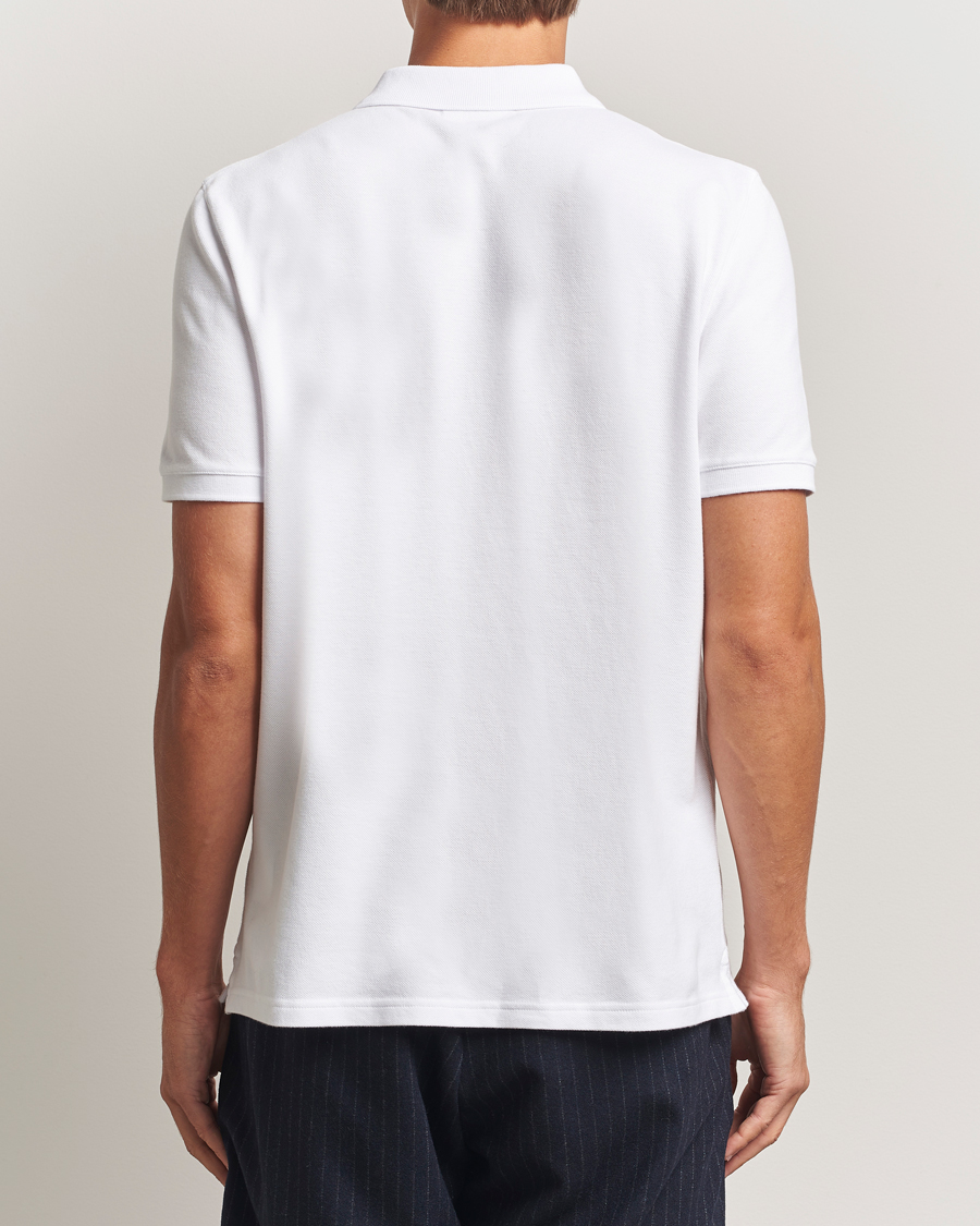 Men | Polo Shirts | Maison Kitsuné | Fox Head Polo White