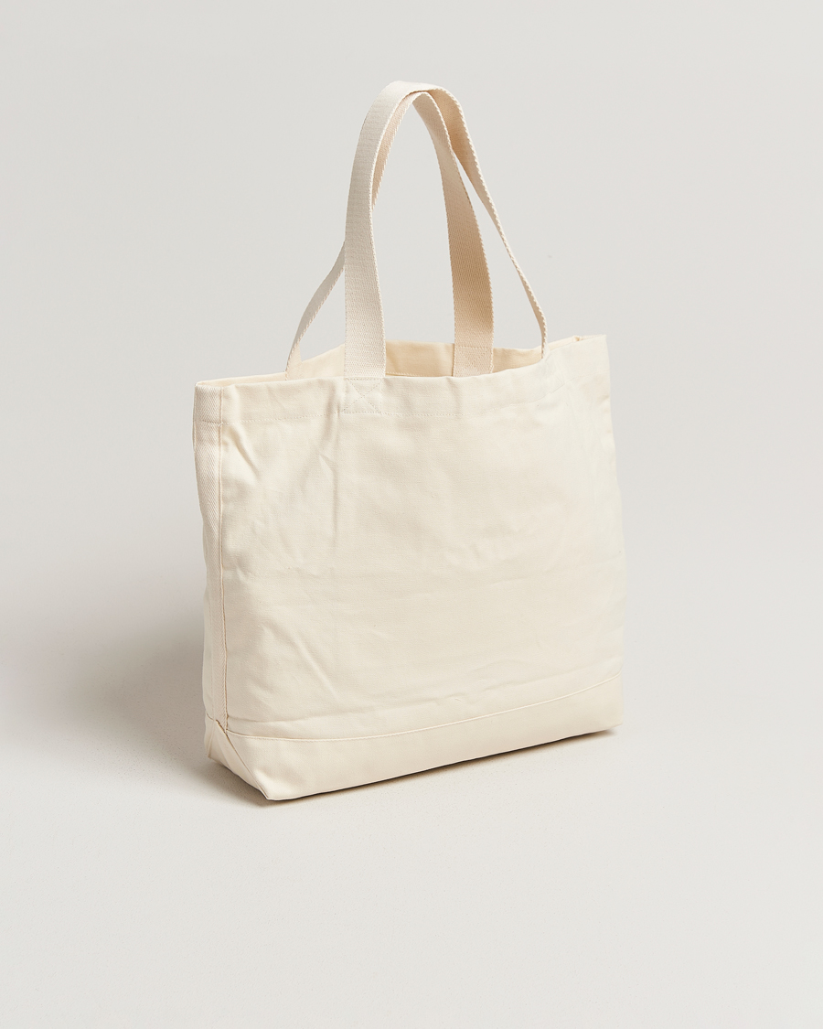 Men | Bags | Maison Kitsuné | Dressed Fox Tote Bag Ecru