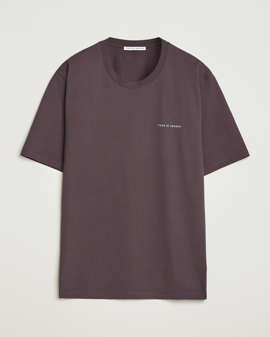 Men | T-Shirts | Tiger of Sweden | Pro Logo Crew Neck T-Shirt Triumph Steel