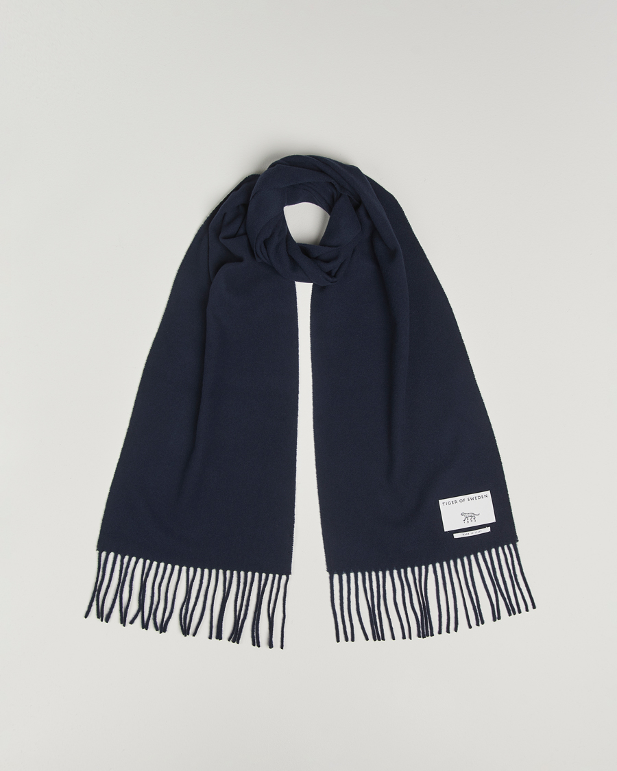 Men | Tiger of Sweden Sylan Wool Scarf Light Ink | Tiger of Sweden | Sylan Wool Scarf Light Ink