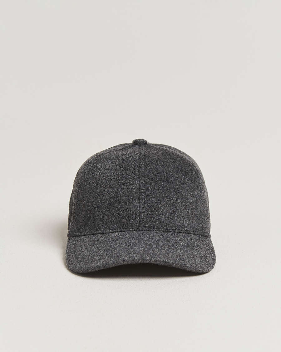 Men | Tiger of Sweden Hent Wool/Cashmere Cap Dark Grey Melange | Tiger of Sweden | Hent Wool/Cashmere Cap Dark Grey Melange