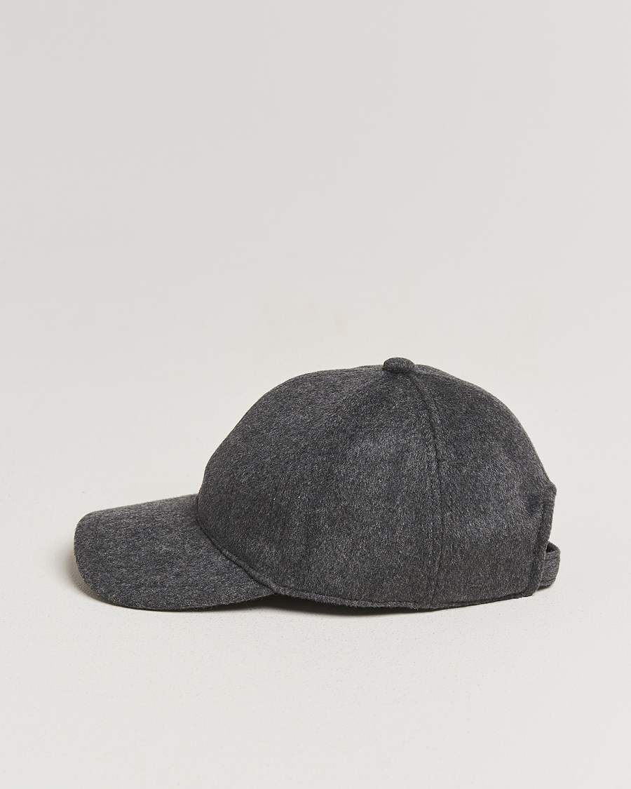 Men | Tiger of Sweden Hent Wool/Cashmere Cap Dark Grey Melange | Tiger of Sweden | Hent Wool/Cashmere Cap Dark Grey Melange