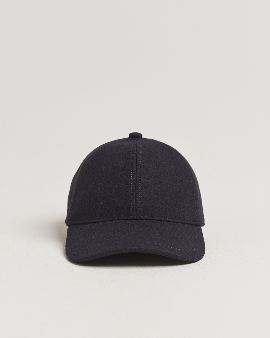 Men | Hats & Caps | Tiger of Sweden | Hent Wool/Cashmere Cap Light Ink