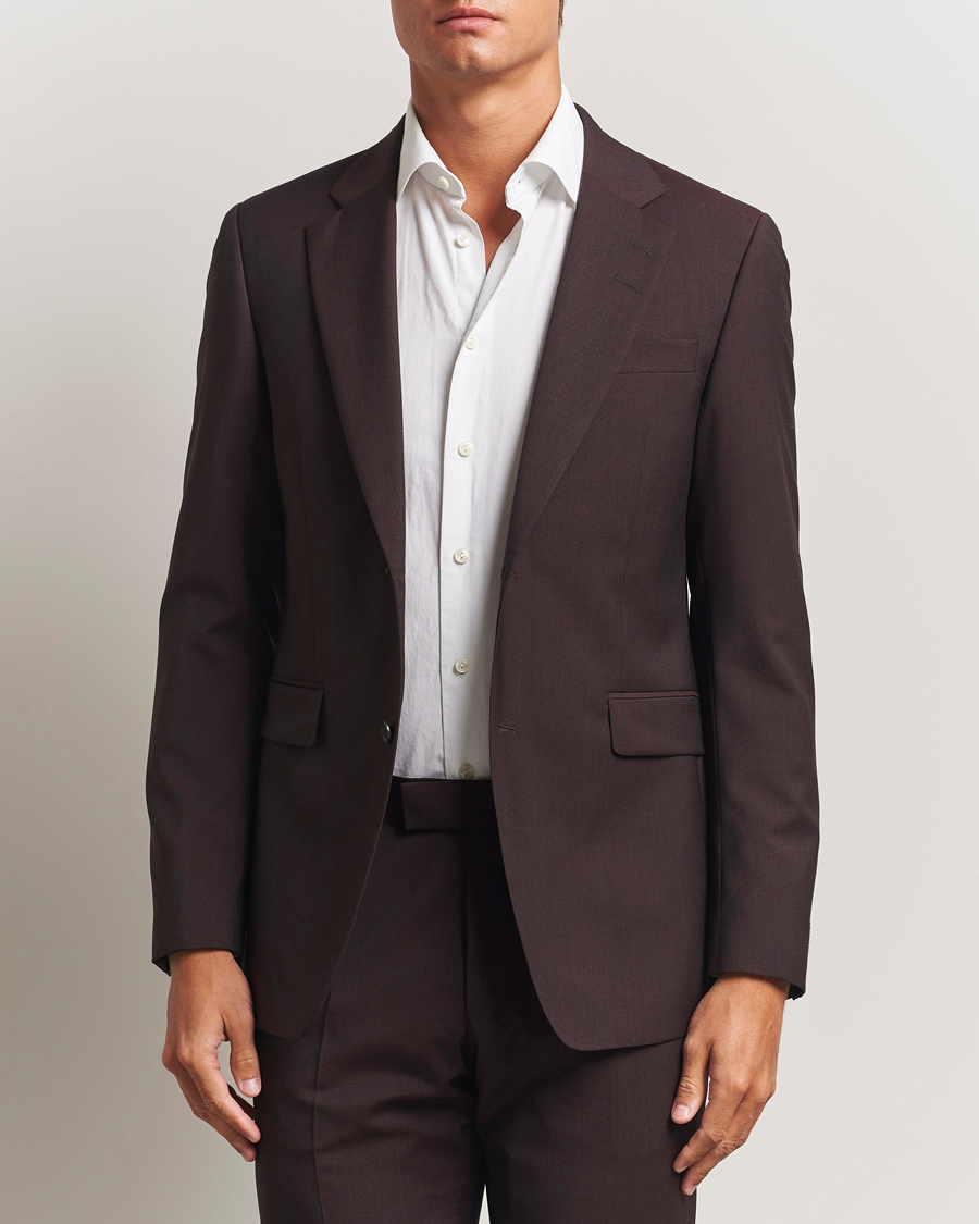 Men | Blazers | Tiger of Sweden | Justin Wool Suit Blazer Triumph Steel