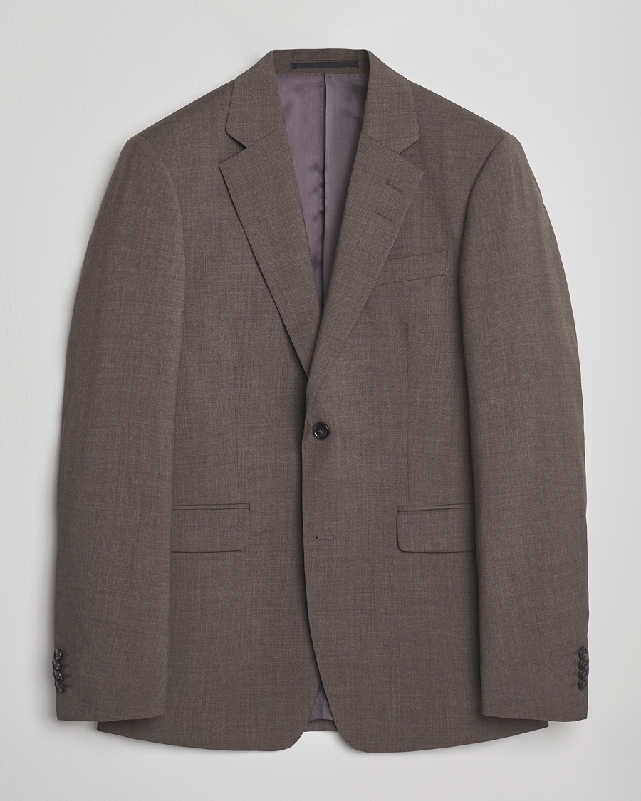 Men | Blazers | Tiger of Sweden | Justin Wool Suit Blazer Mud