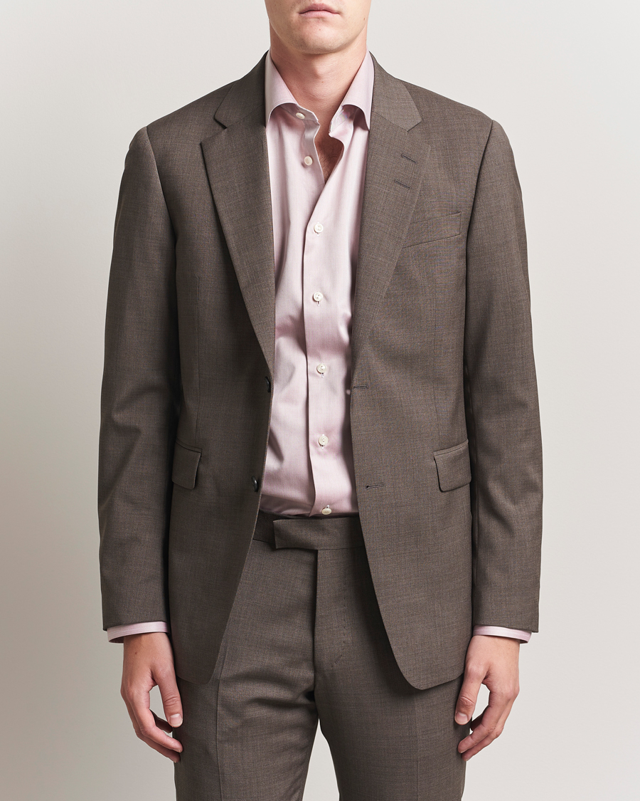 Men | Blazers | Tiger of Sweden | Justin Wool Suit Blazer Mud
