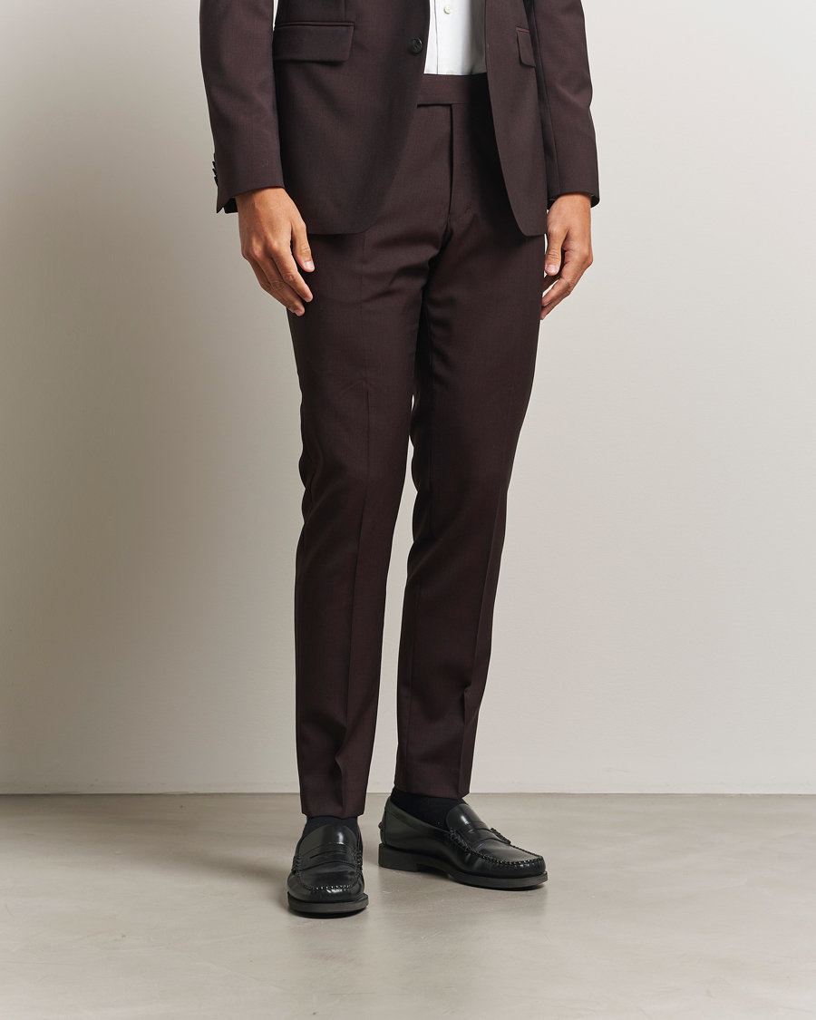 Men | Trousers | Tiger of Sweden | Tenuta Wool Suit Trousers Triumph Steel