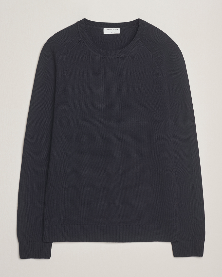 Men | Sweaters & Knitwear | Tiger of Sweden | Martin Merino Sweater Deep Well