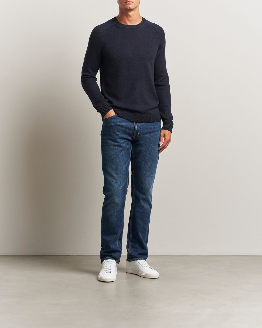 Men | Sweaters & Knitwear | Tiger of Sweden | Martin Merino Sweater Deep Well