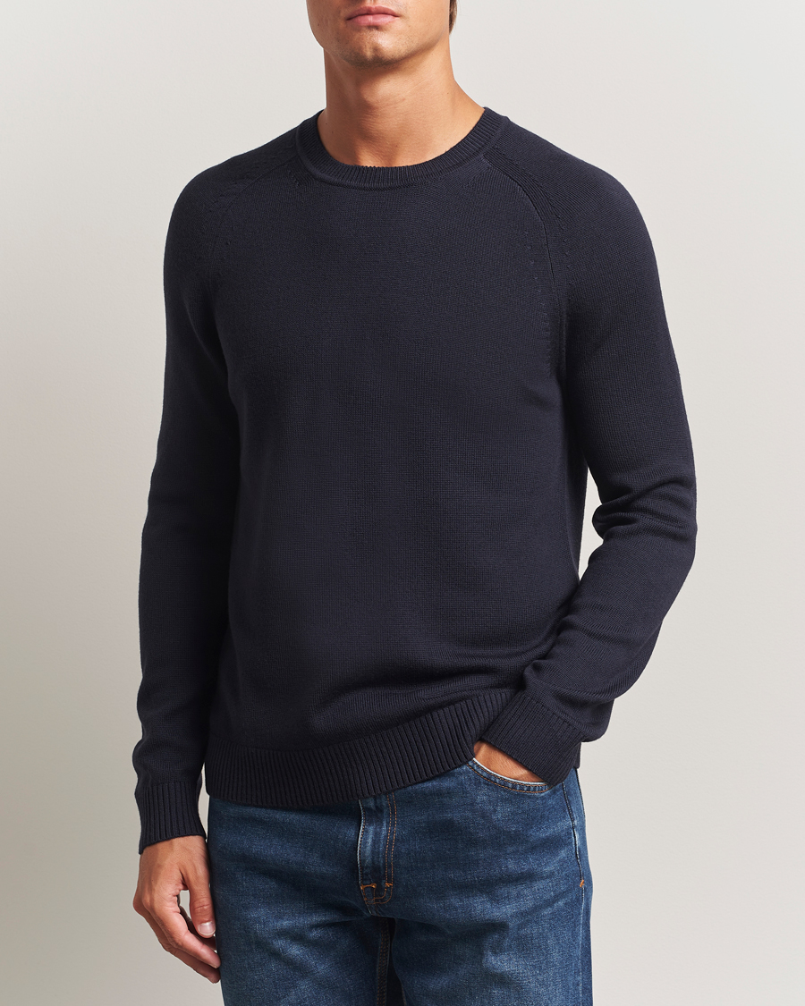 Men | Sweaters & Knitwear | Tiger of Sweden | Martin Merino Sweater Deep Well