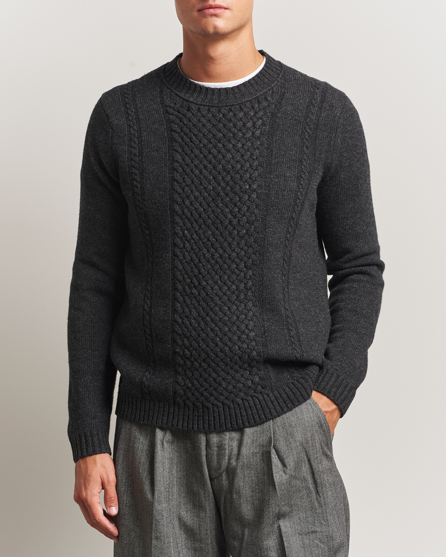 Men | Sweaters & Knitwear | Tiger of Sweden | Harry Wool Knitted Sweater Phantom