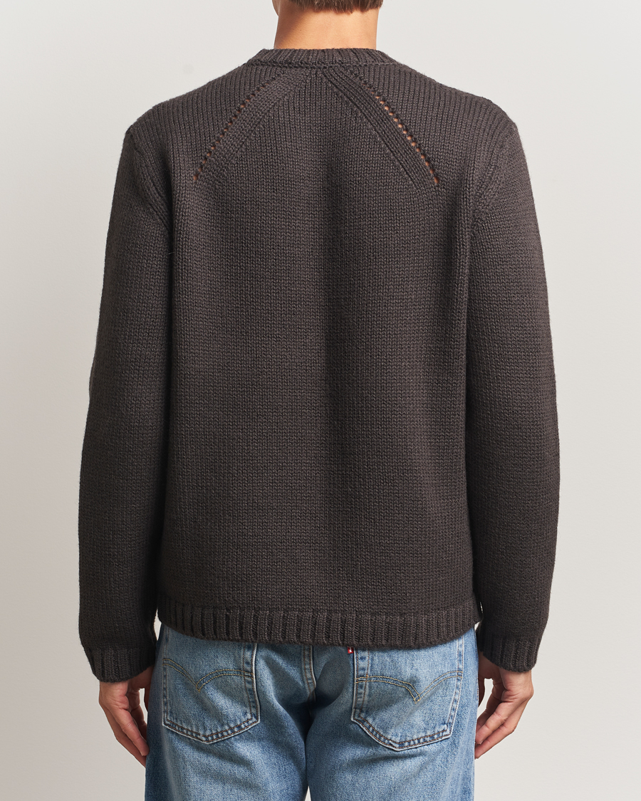 Men | Sweaters & Knitwear | Tiger of Sweden | Gregory Swedish Wool Knitted Sweater Triumph Steel