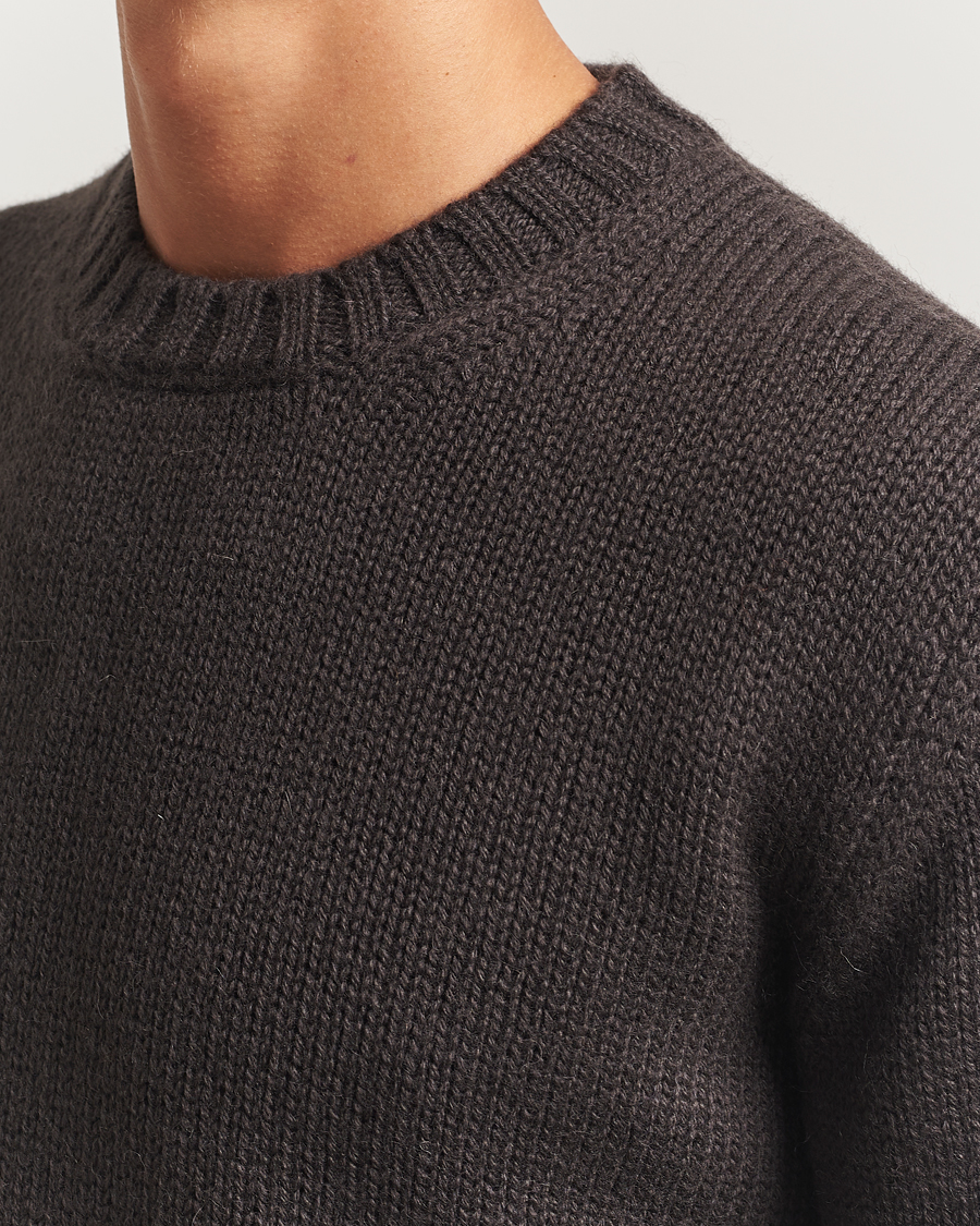 Men | Sweaters & Knitwear | Tiger of Sweden | Gregory Swedish Wool Knitted Sweater Triumph Steel