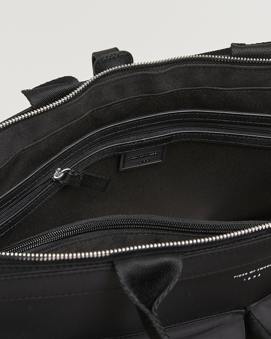 Men | Bags | Tiger of Sweden | Sonor Nylon Briefcase Black