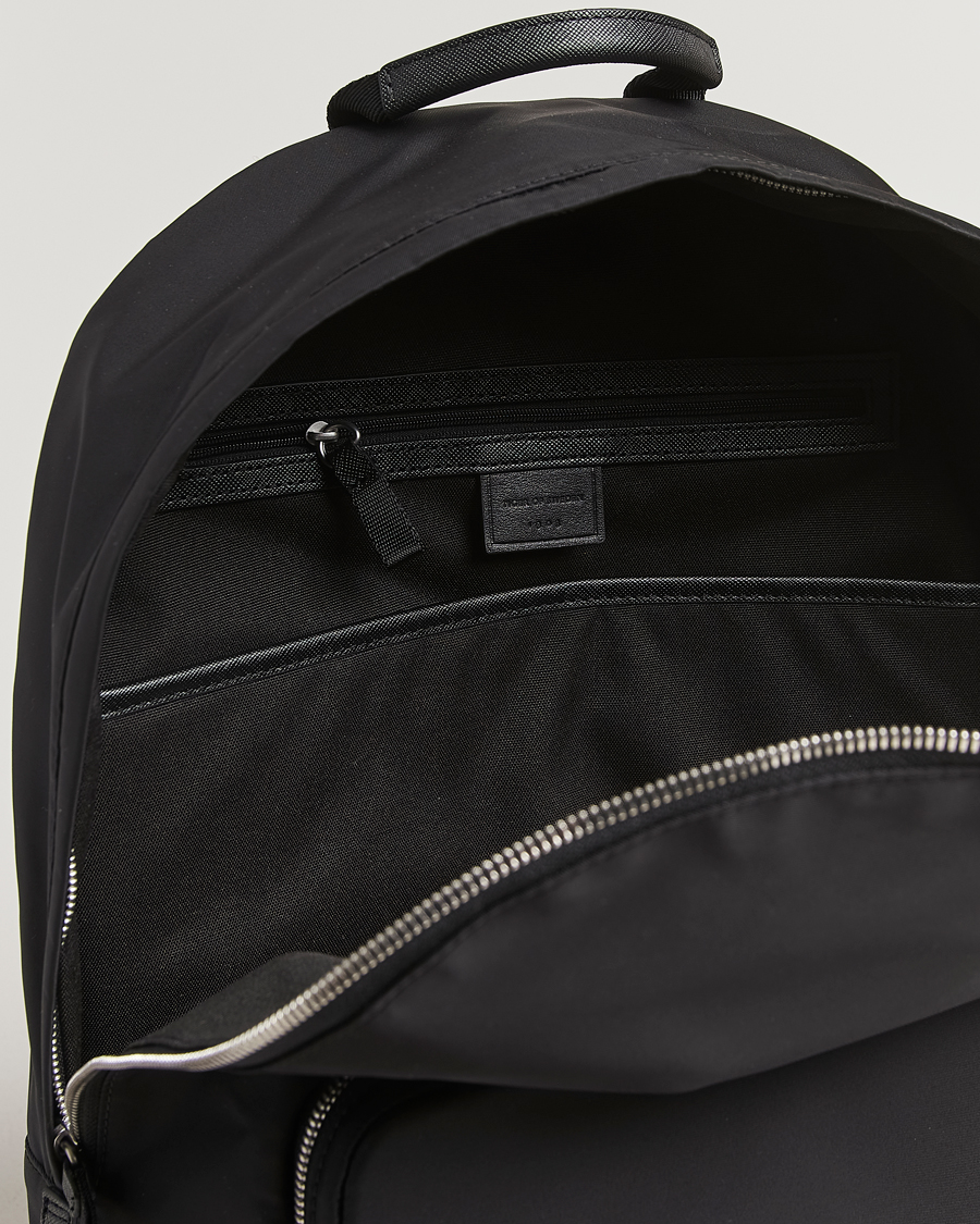 Men | Bags | Tiger of Sweden | Dorsu Nylon Backpack Black