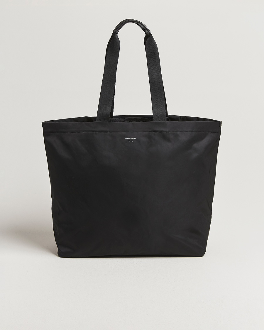 Men | Bags | Tiger of Sweden | Pera Nylon Tote Bag Black
