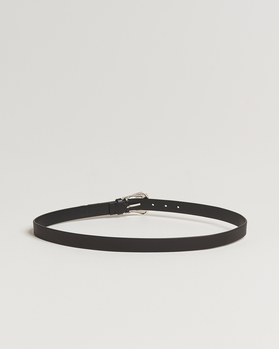 Men | Belts | Tiger of Sweden | Ecus Western Leather Belt Black