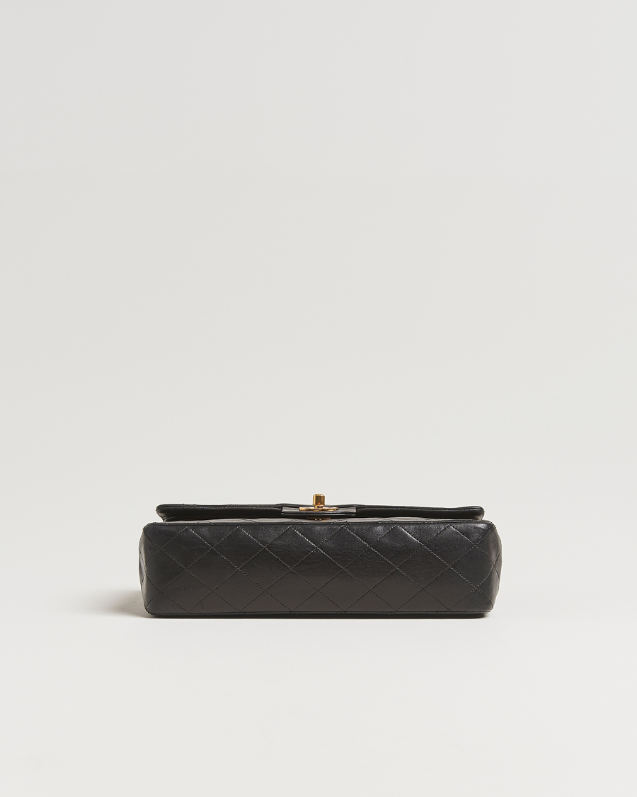 Men | Gifts for Her | Chanel Pre-Owned | Classic Double Flap Medium Lambskin Black