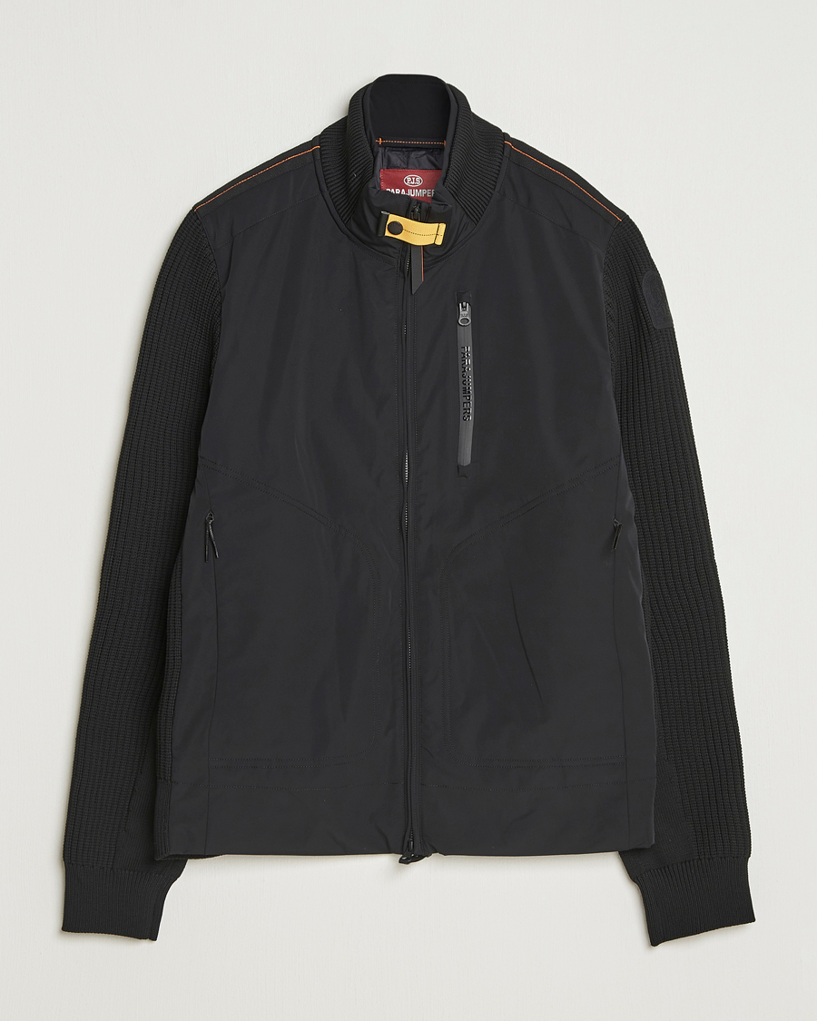 Men | Coats & Jackets | Parajumpers | Zorba Tech Knit Hybrid Jacket Black