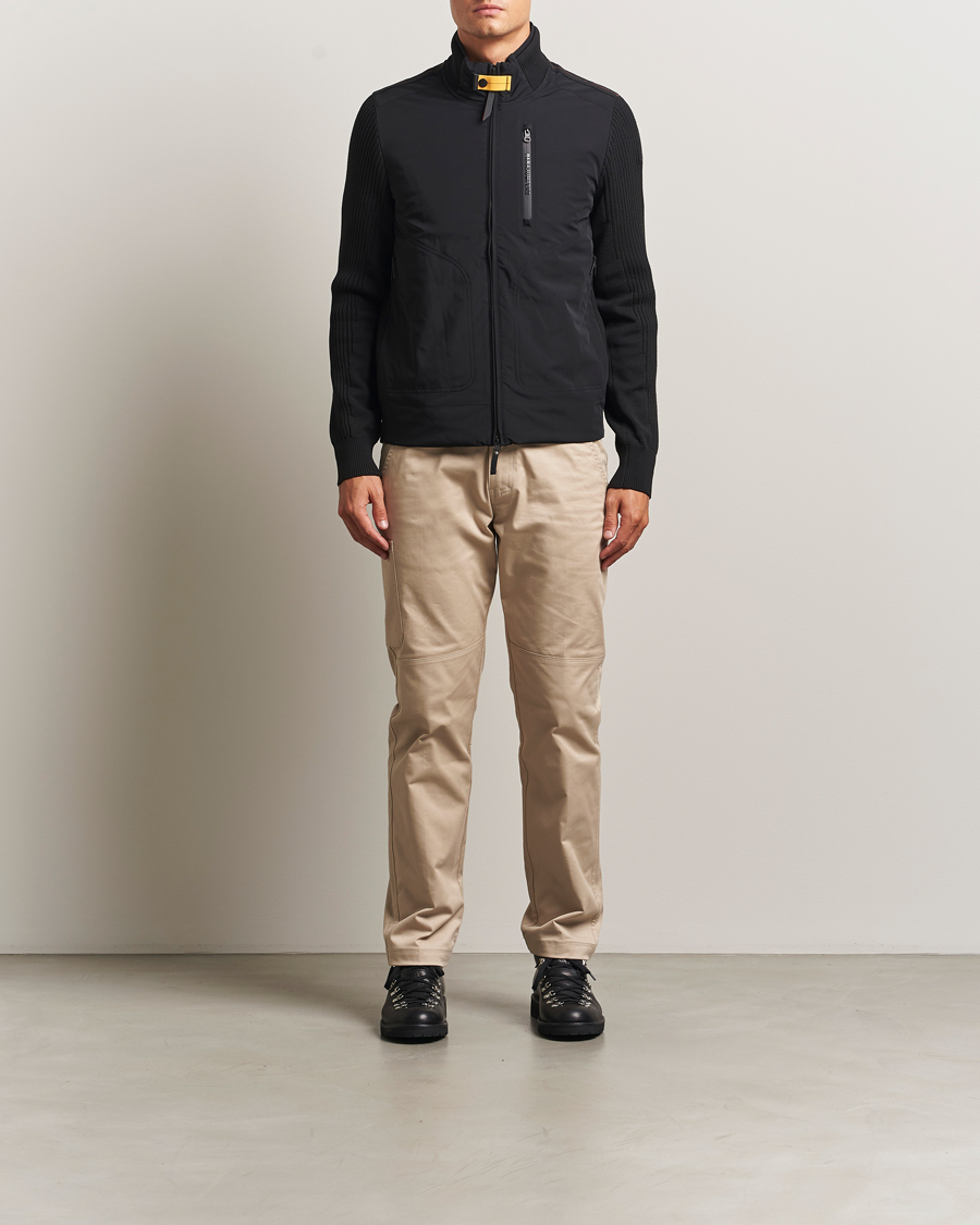 Men | Coats & Jackets | Parajumpers | Zorba Tech Knit Hybrid Jacket Black