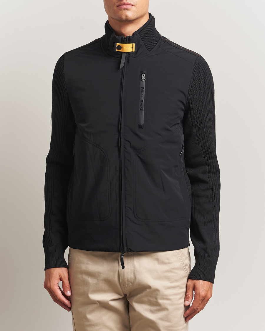 Men | Coats & Jackets | Parajumpers | Zorba Tech Knit Hybrid Jacket Black