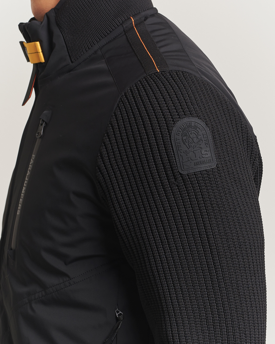 Men | Coats & Jackets | Parajumpers | Zorba Tech Knit Hybrid Jacket Black