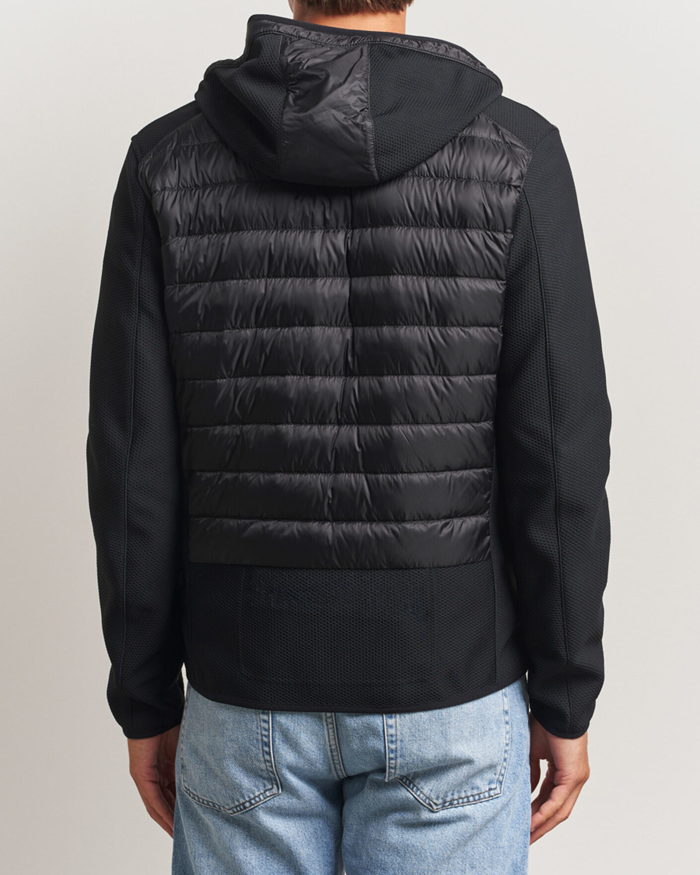 Men | Coats & Jackets | Parajumpers | Nolan Warm Up Hybrid Hooded Jacket Black