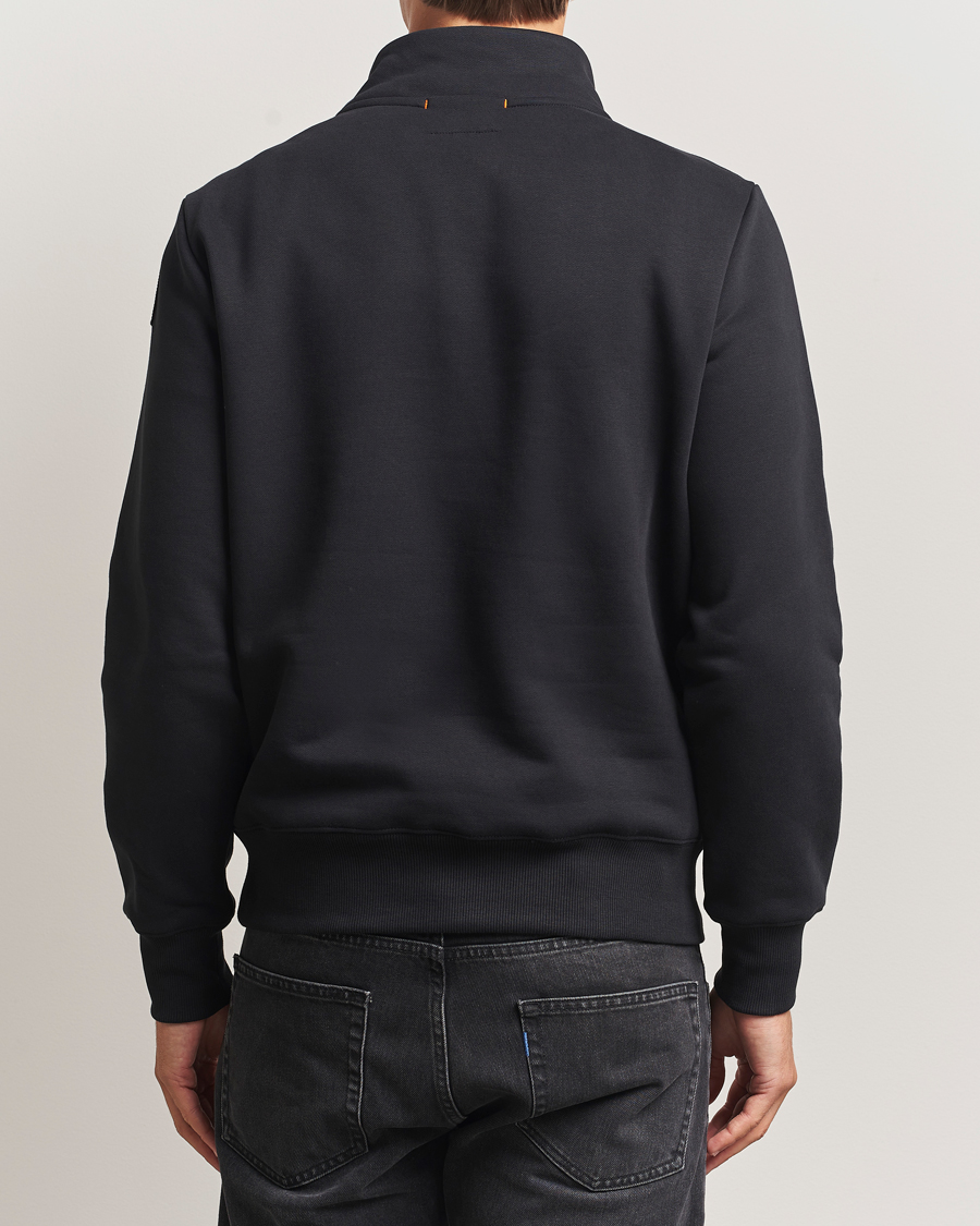 Men | Sweaters & Knitwear | Parajumpers | Broad Peak Super Easy Half Zip Sweatshirt Black