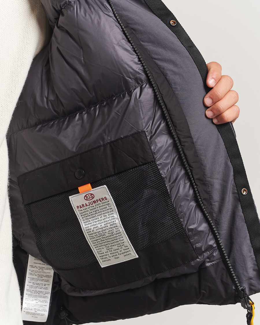 Men | Coats & Jackets | Parajumpers | Blackburn Alaska Natural Down Jacket Black