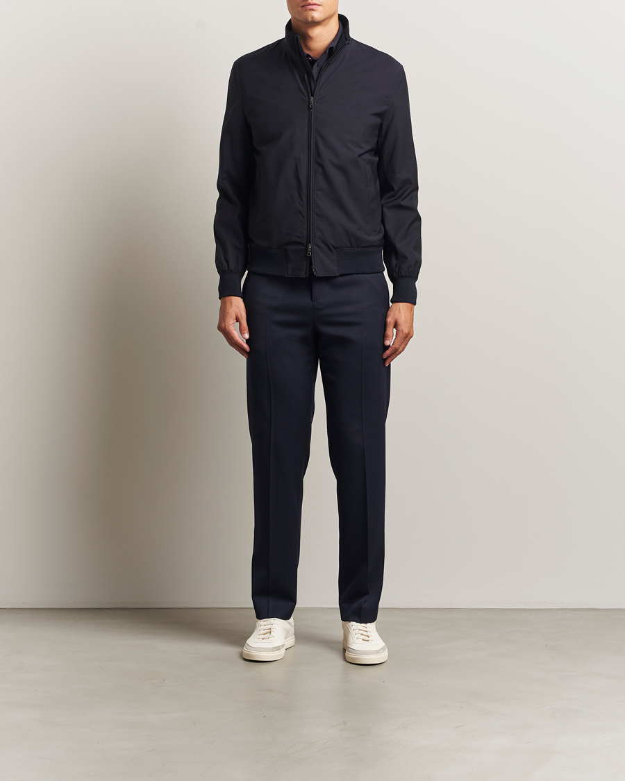 Men | Coats & Jackets | Orlebar Brown | Alvaro Merino Jacket Night Iris