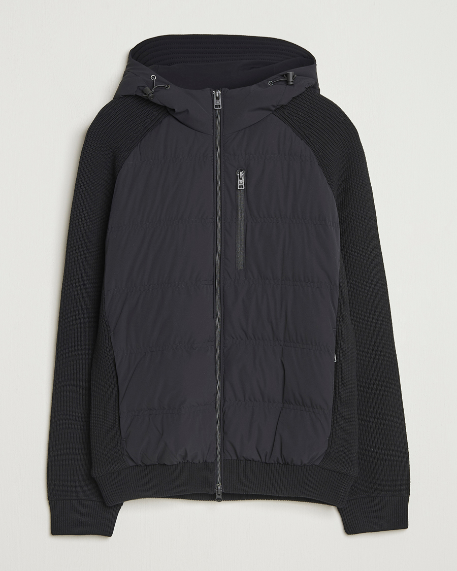 Men | Coats & Jackets | Woolrich | Matt Stretch Hybrid Jacket Black