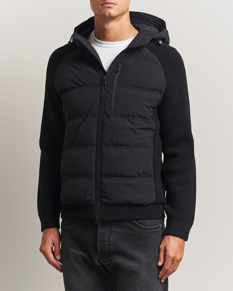 Men | Coats & Jackets | Woolrich | Matt Stretch Hybrid Jacket Black