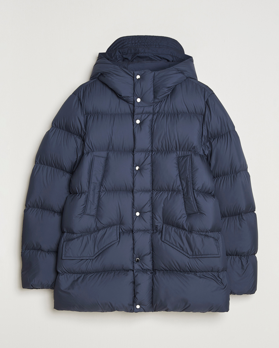Men | Coats & Jackets | Woolrich | Cloud Davis Parka Melton Blue