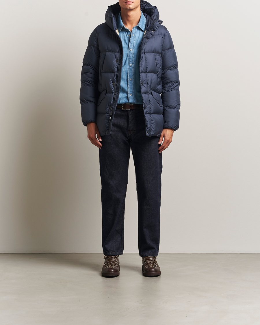 Men | Coats & Jackets | Woolrich | Cloud Davis Parka Melton Blue