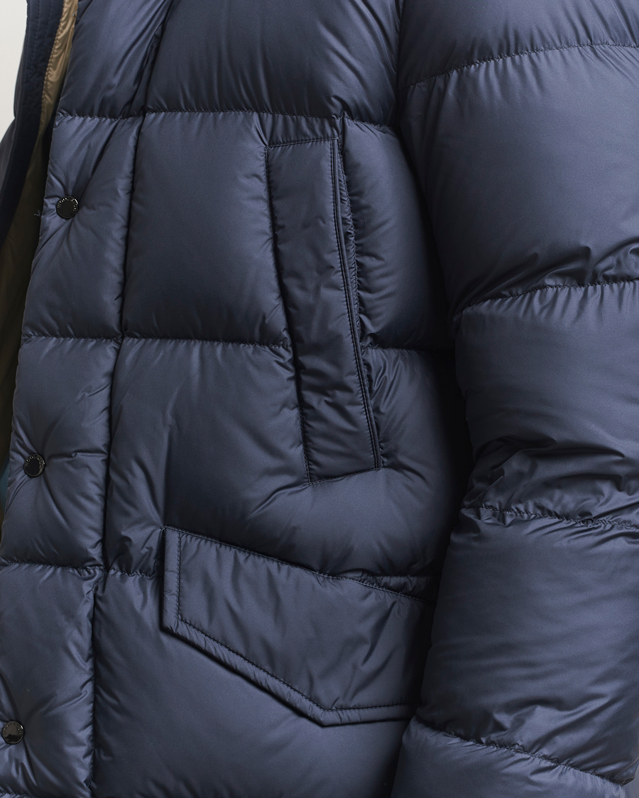 Men | Coats & Jackets | Woolrich | Cloud Davis Parka Melton Blue