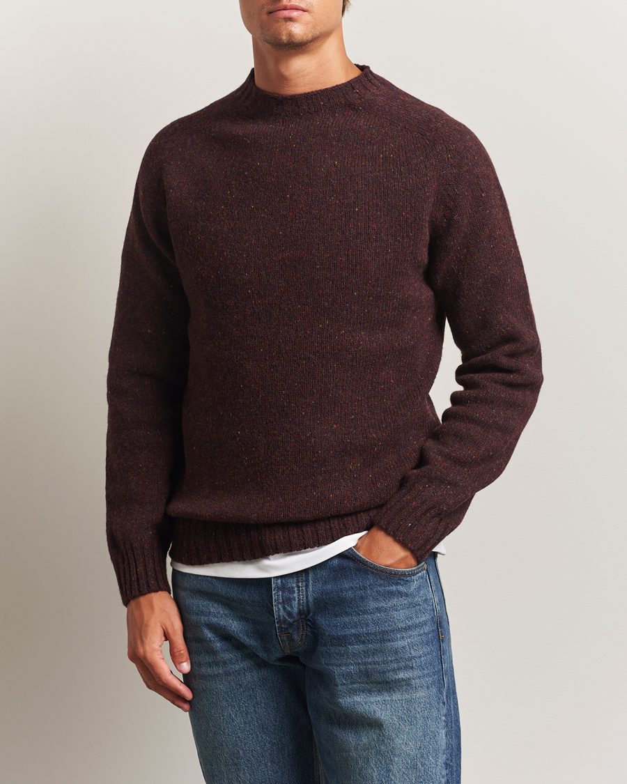Men | Sweaters & Knitwear | Harley Of Scotland | Donegal Wool Crewneck Lewis
